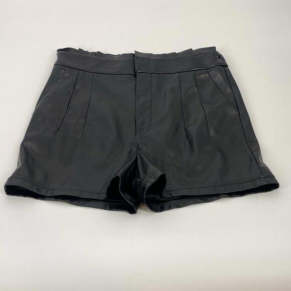 Tart Collections Black Leather Shorts - Chic & Stylish Design - Picture 1 of 3